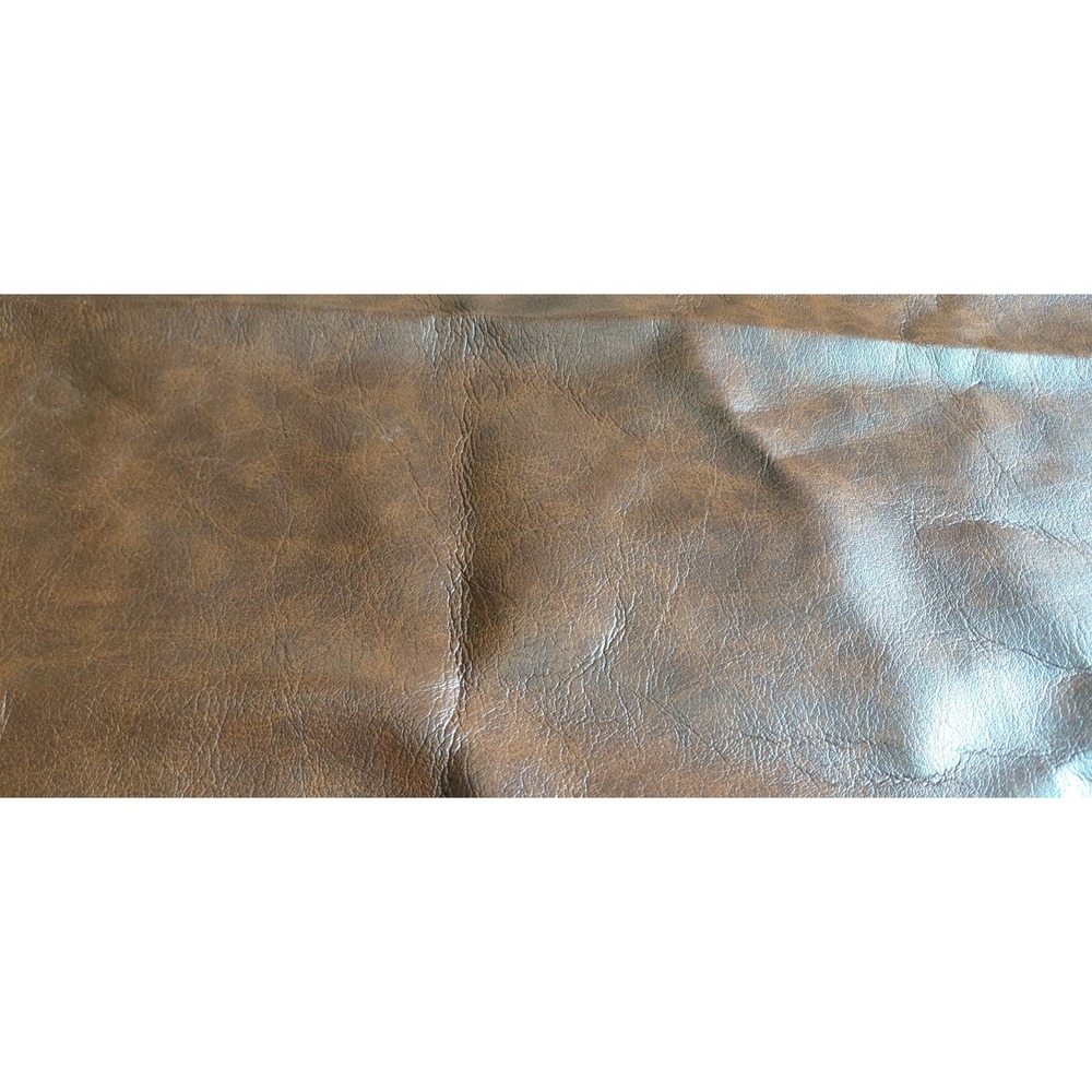 Men One Size heavy-duty marbled brown leather utility apron adjustable Straps - Picture 3 of 16